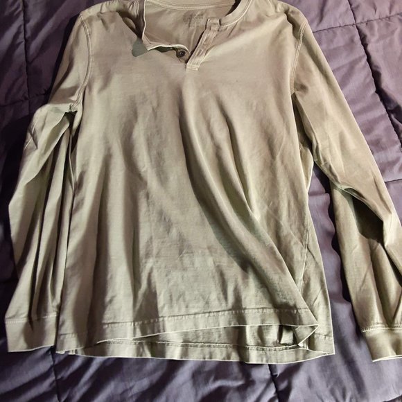 Men's GH BASS earth cotton top Medium - Picture 1 of 2